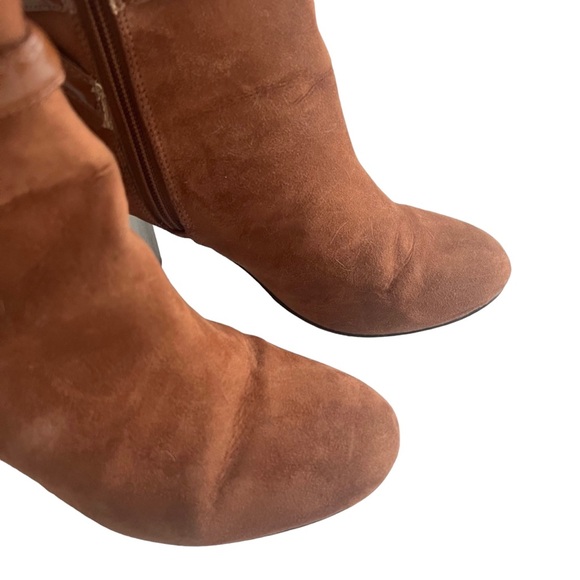H&M Size 8 Brown Suede 3.5” Boots - Picture 4 of 6